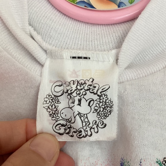 Vintage Aline teddy bear cotttagecore tank t-shirt sz 3 - Picture 3 of 4